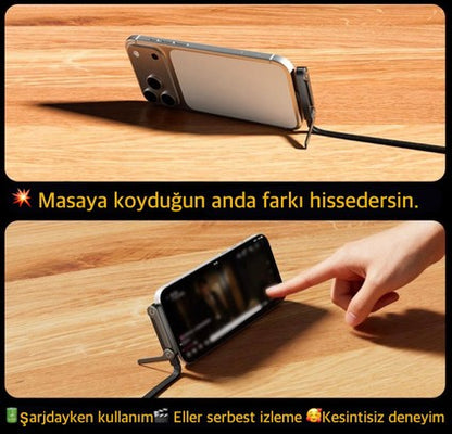 PrimeKablo Standlı Şarj Kablosu