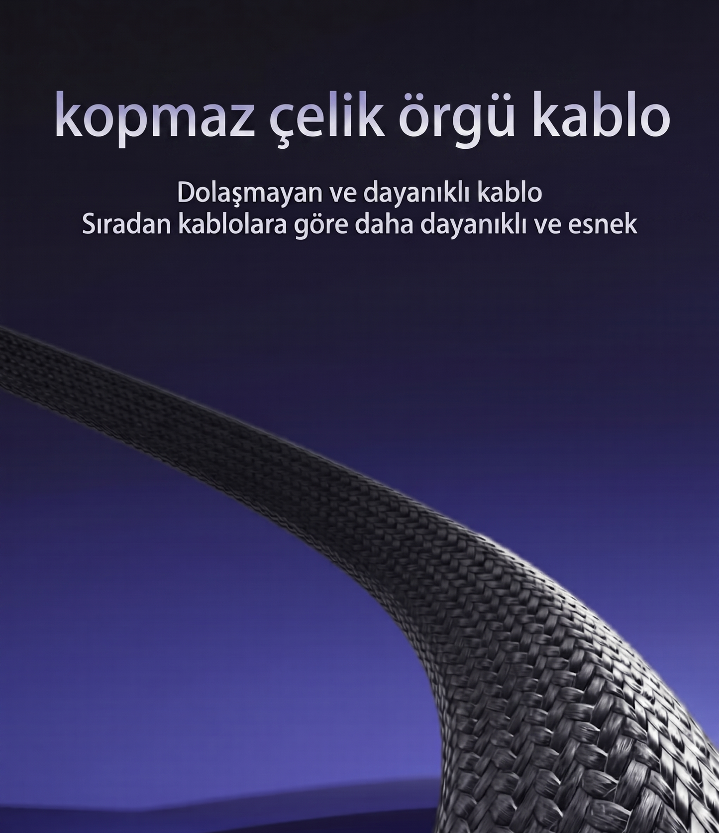 PrimeKablo Standlı Şarj Kablosu